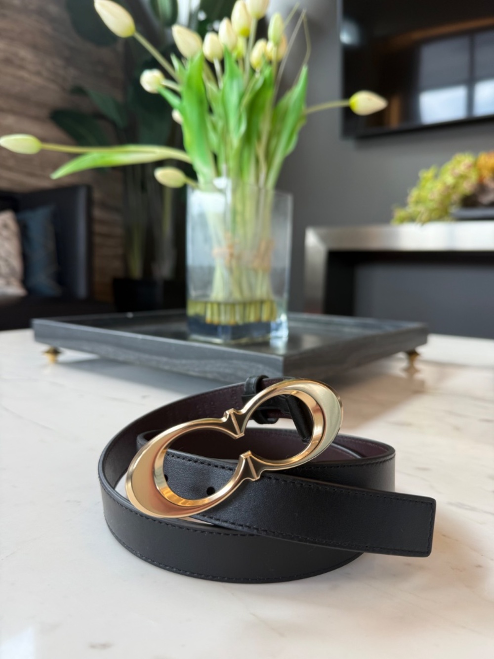 New COACH Women's Signature Buckle Belt XL - Picture 6 of 16